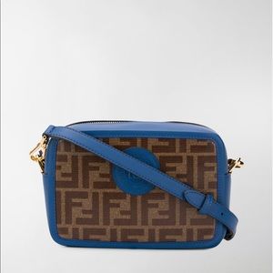 SOLD 💙Brand New Blue FF Fendi Mini Camera Bag💙